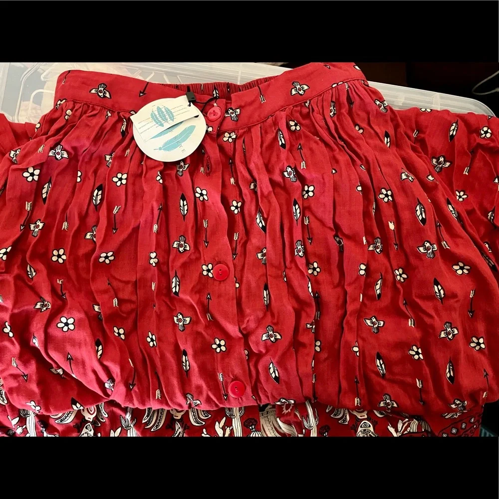 ✨House of Skye Dalla’s Gypsy Button down Maxi Skirt - Picture 14 of 17